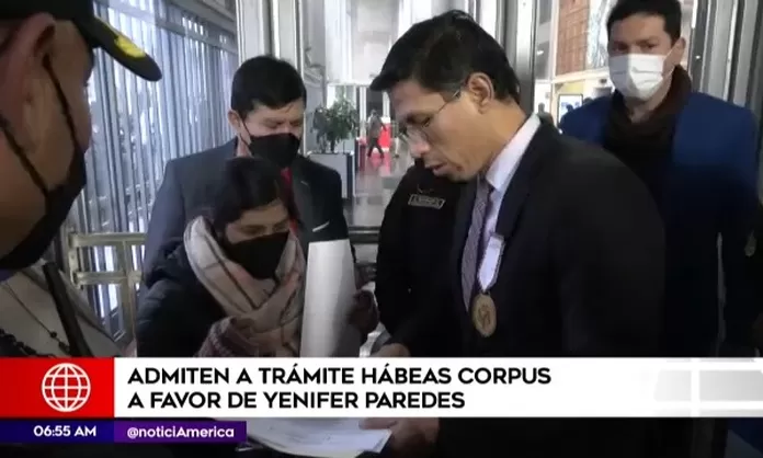 Admiten A Tr Mite De H Beas Corpus A Favor De Yenifer Paredes