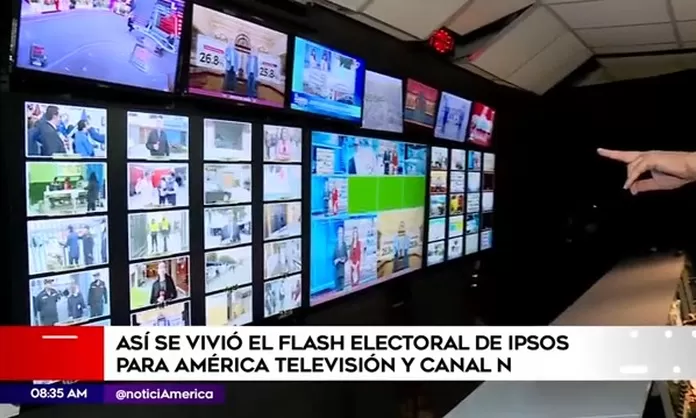 As Se Vivi El Flash Electoral De Ipsos Para Am Rica Televisi N Y Canal N