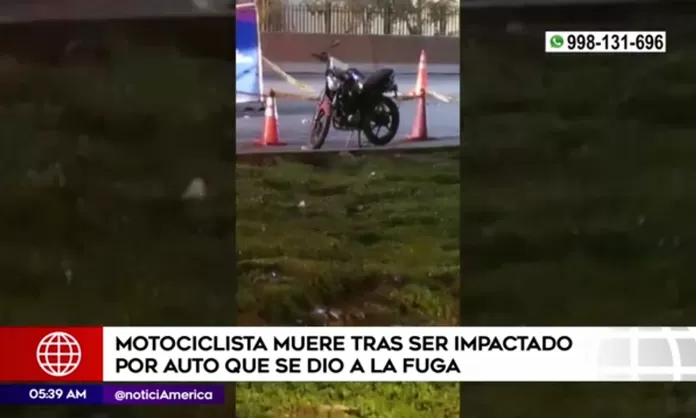 Ate Motociclista Falleci Tras Ser Atropellado Por Auto Que Se Dio A