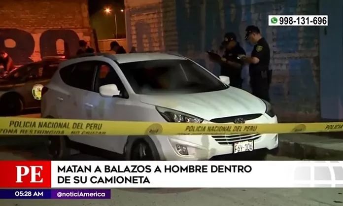 Callao Hombre Fue Asesinado A Balazos Dentro De Su Camioneta