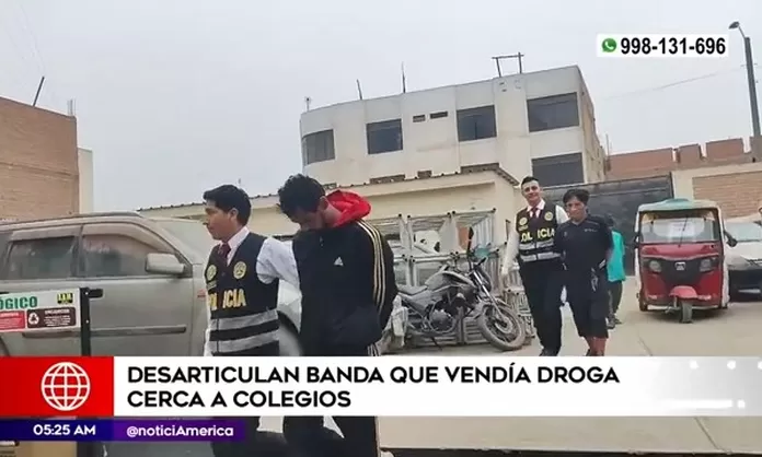 Carabayllo Polic A Desarticul Banda Que Vend A Droga Cerca De Colegios