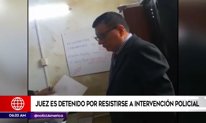 Cercado De Lima Detienen A Juez Por Manejar En Sentido Contrario En