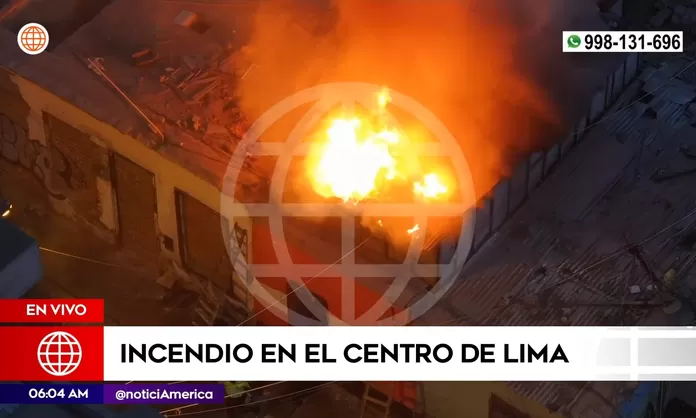 Cercado De Lima Se Registr Incendio En Casona