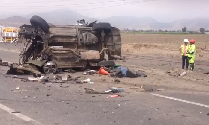 Chancay dos policías fallecidos tras choque entre tráiler y patrullero