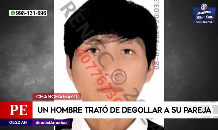 Chanchamayo Hombre Intent Degollar A Su Pareja