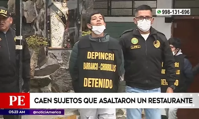 Chorrillos Caen Sujetos Que Asaltaron Un Restaurante