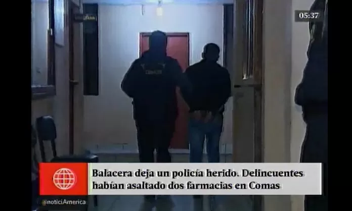 Comas Polic A Queda Herido Tras Enfrentarse A Tiros Con Delincuentes