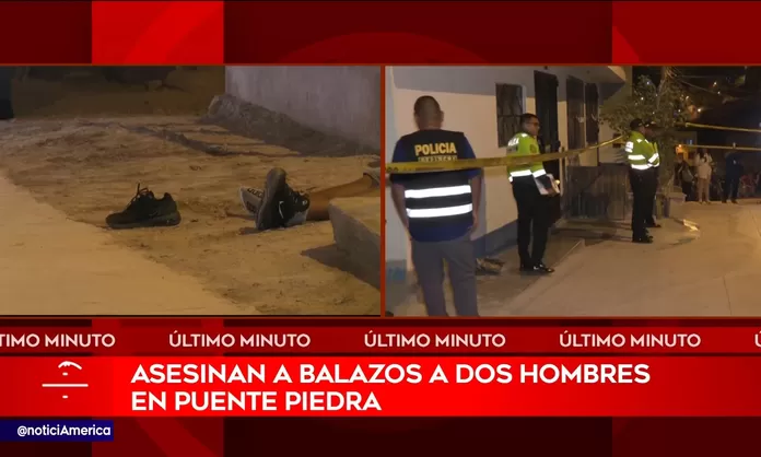 Dos Hombres Fueron Acribillados En Puente Piedra