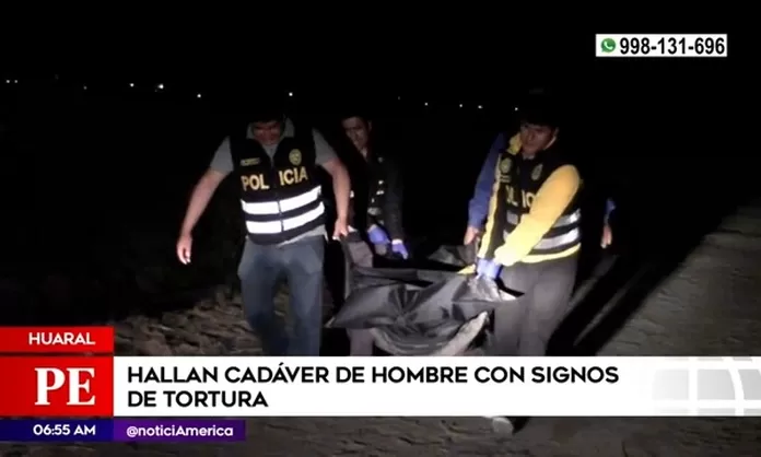 Huaral Hallaron cadáver de hombre con signos de tortura