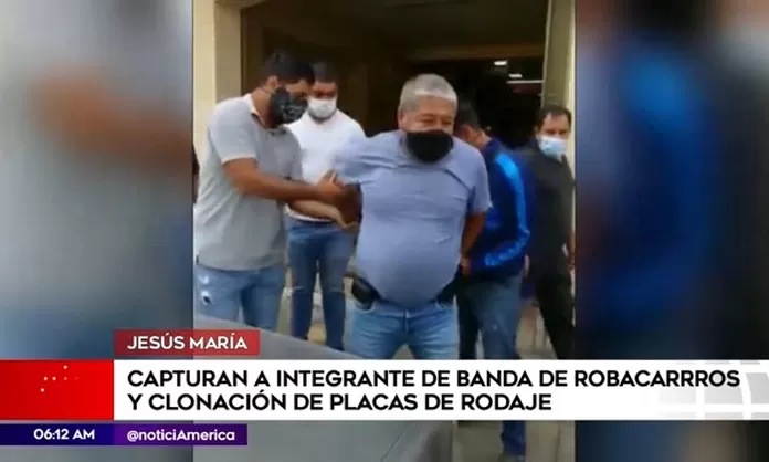 Jesús María Capturan a integrante de banda de robacarros y clonación