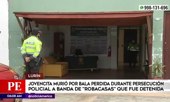 Lur N Joven Muri Por Bala Perdida Durante Persecuci N Policial