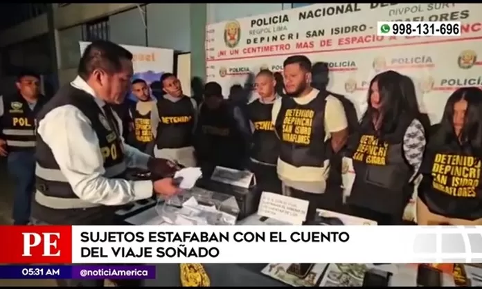 Miraflores Banda Estafaba A Personas Con El Cuento Del Viaje So Ado