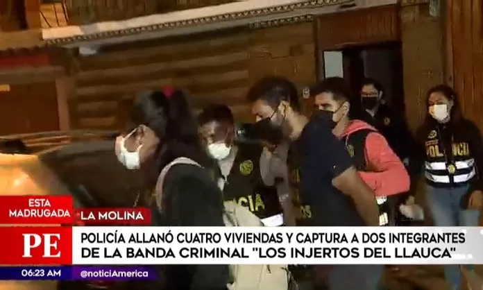 La Molina La PNP capturó a dos integrantes de la banda Los Injertos