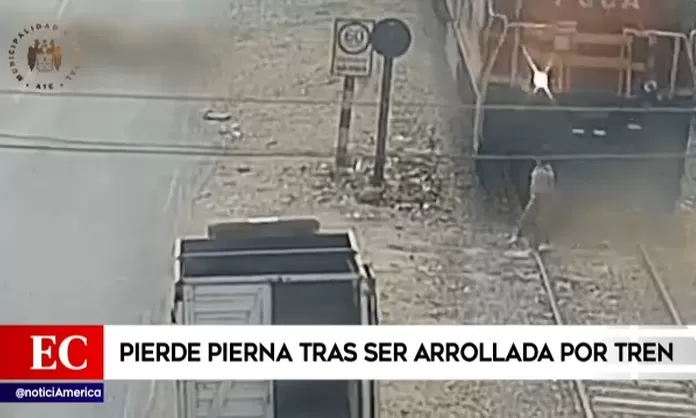 Una mujer pierde la pierna luego de ser arrollada por un tren América