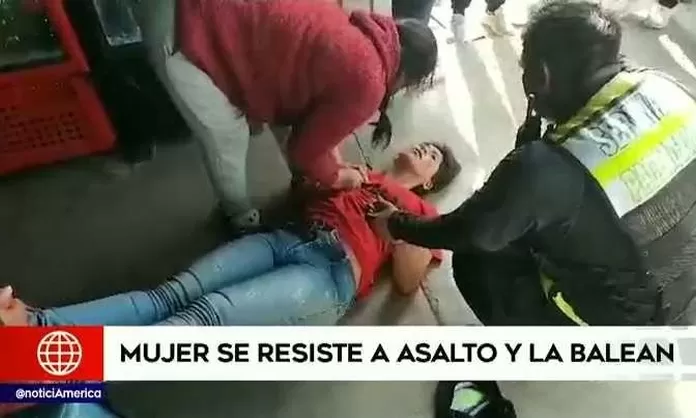 Mujer se resistió a un asalto y fue baleada por delincuente