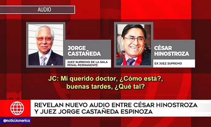 Audio Revela Conversaci N Entre Hinostroza Y Juez Jorge Casta Eda