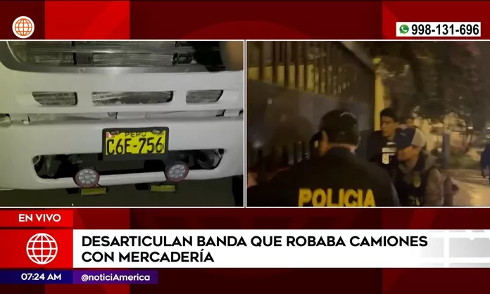 Cay Banda Que Robaba Camiones Con Mercader A