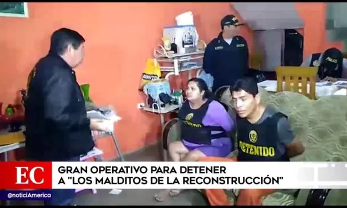 Piura desarticulan organización criminal Los malditos de la