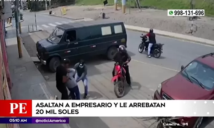 Puente Piedra Delincuentes Asaltaron A Empresario Y Le Arrebataron