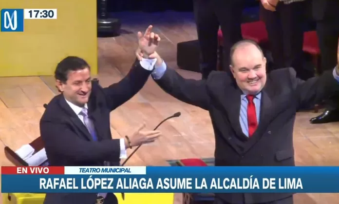 Rafael L Pez Aliaga Asumi El Cargo De Alcalde De Lima