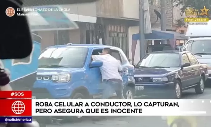 Roba Celular A Conductor Lo Capturan Pero Asegura Que Es Inocente