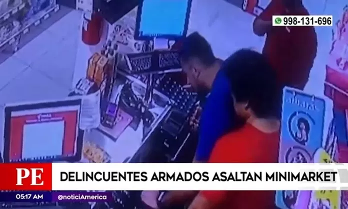 San Borja Delincuentes Armados Asaltaron Un Minimarket