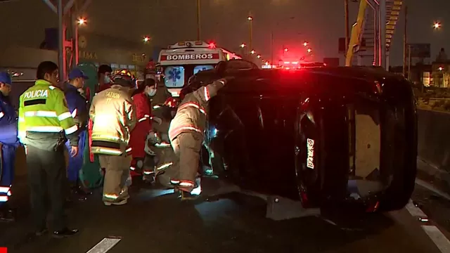 Panamericana Norte Accidente múltiple deja varios heridos América