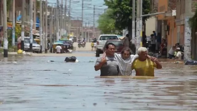 Senamhi advirtió lluvias moderadas a extremas en zonas de la costa