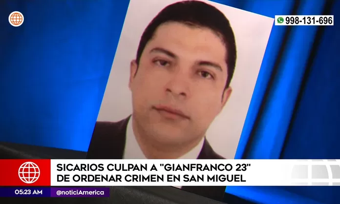 Crimen En San Miguel Sicarios Culpan A Alias Gianfranco