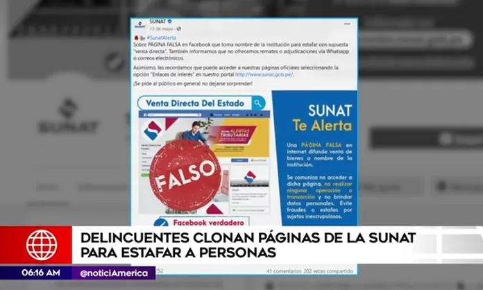 Sunat Delincuentes Clonan P Ginas Oficiales Para Estafar A Personas