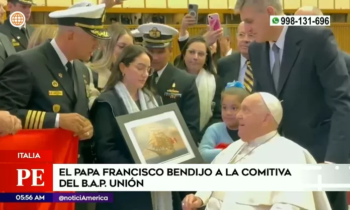 Vaticano Papa Francisco Bendijo A Comitiva Del B A P Uni N