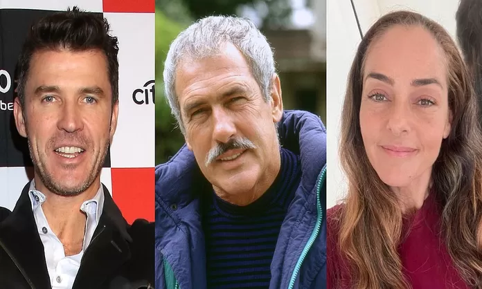 Andrés García Sus hijos Leonardo y Andrea García protagonizaron