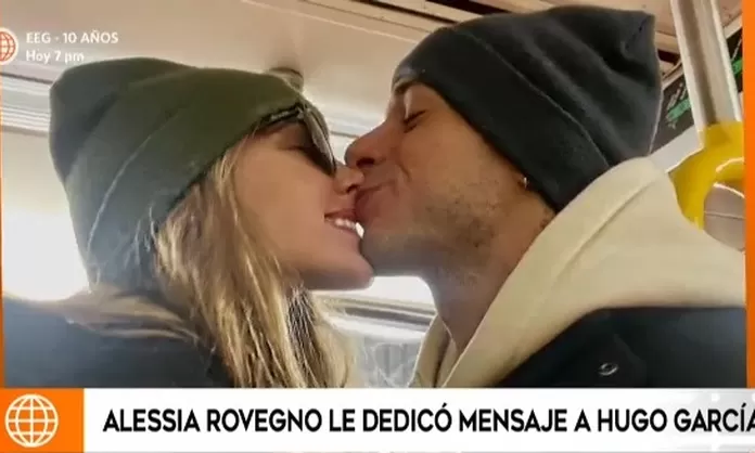 Hugo Garc A Alessia Rovegno Lo Sorprende Con Este Rom Ntico Mensaje