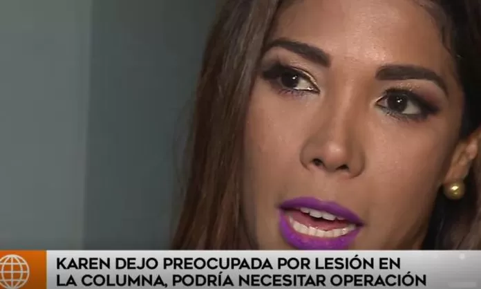 Karen Dejo se quiebra al hablar sobre lesión a su columna América