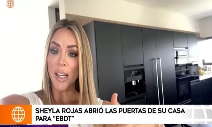 Sheyla Rojas mostró cómo es su lujosa mansión con Sir Winston en