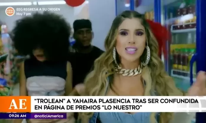 Yahaira Plasencia Salsera fue confundida en página web de Premios Lo