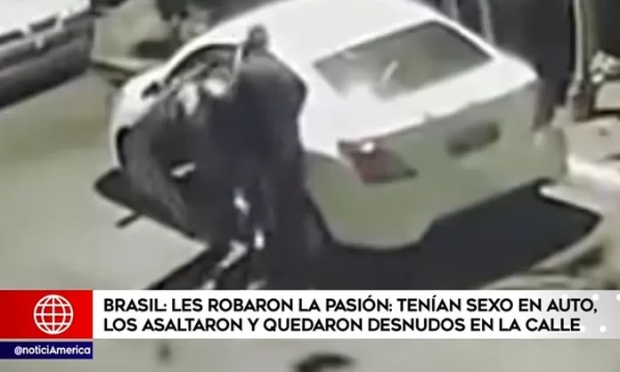 Brasil Ten An Sexo En Auto Los Asaltaron Y Quedaron Desnudos En La