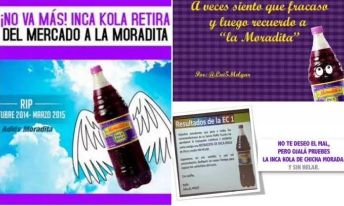 Twitter Mira Los Memes Por La Muerte De La Moradita De Inka Kola