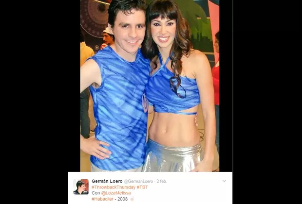 Actor recordó a Melissa Loza con esta fotografía de hace 9 años