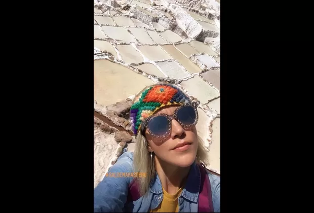 Los actores Fernanda Castillo y Erik Hayser se encuentran en Perú y así la pasan