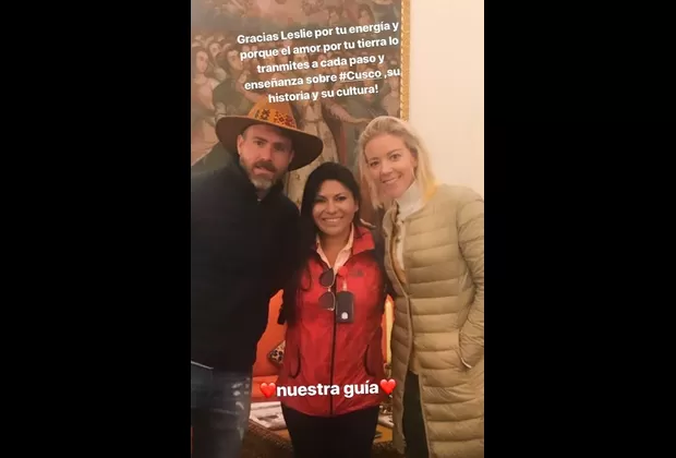 Los actores Fernanda Castillo y Erik Hayser se encuentran en Perú y así la pasan