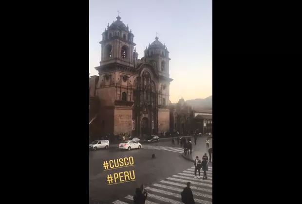 Los actores Fernanda Castillo y Erik Hayser se encuentran en Perú y así la pasan