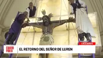 El templo del Señor de Luren ya recibe a los fieles iqueños. Foto: América TV