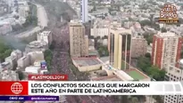 Conflictos sociales en Latinoamérica. Foto: América TV