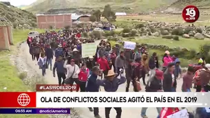 Conflictos sociales en el interior del país. América Noticias