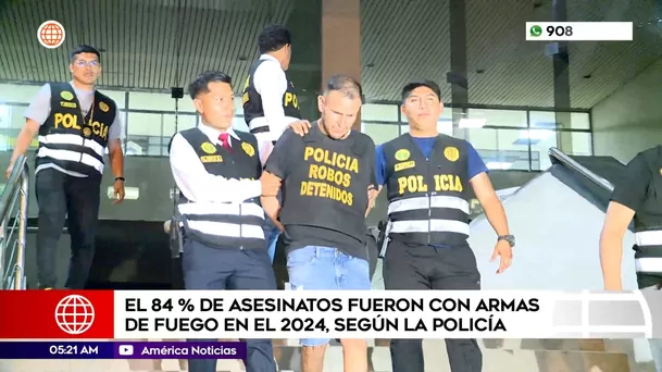 En el 2024 se registraron 1125 casos de sicariato. Foto: América Noticias