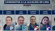 ¿Quiénes postulan a la alcaldía de Lima?