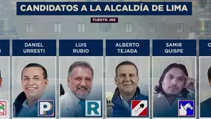 ¿Quiénes postulan a la alcaldía de Lima? Foto y video: Canal N