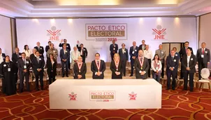 Elecciones 2026: 30 partidos firmaron Pacto Ético Electoral. Foto: Andina