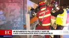 48 bomberos fallecieron y más de 1600 fueron contagiados por COVID-19 durante la pandemia